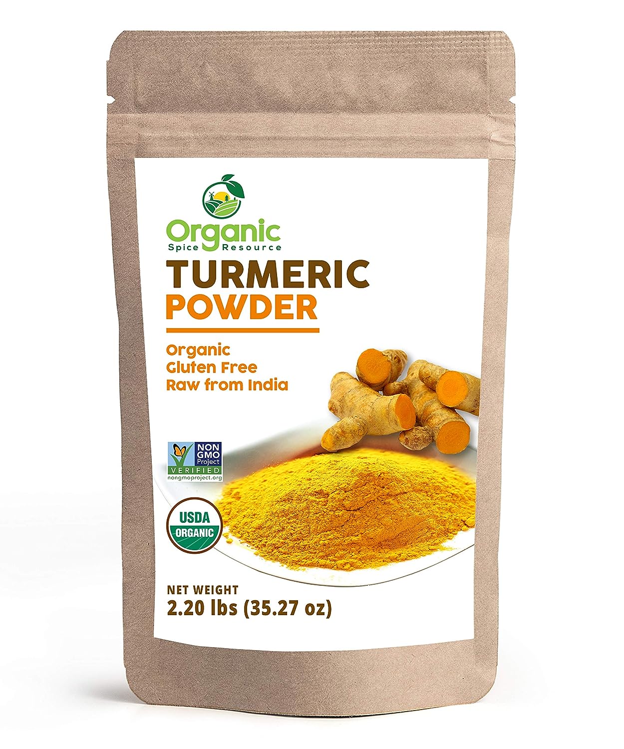 Organic Turmeric Root Powder | 8oz or 16 oz (1 lbs) | Lab Tested for Heavy Metal and Purity, Resealable Kraft Bag, Non-GMO, Curcumin Powder - 100% Raw from India, by SHOPOSR (8oz) - Premium Turmeric from Concordia Style Boutique - Just $7.55! Shop now at Concordia Style Boutique