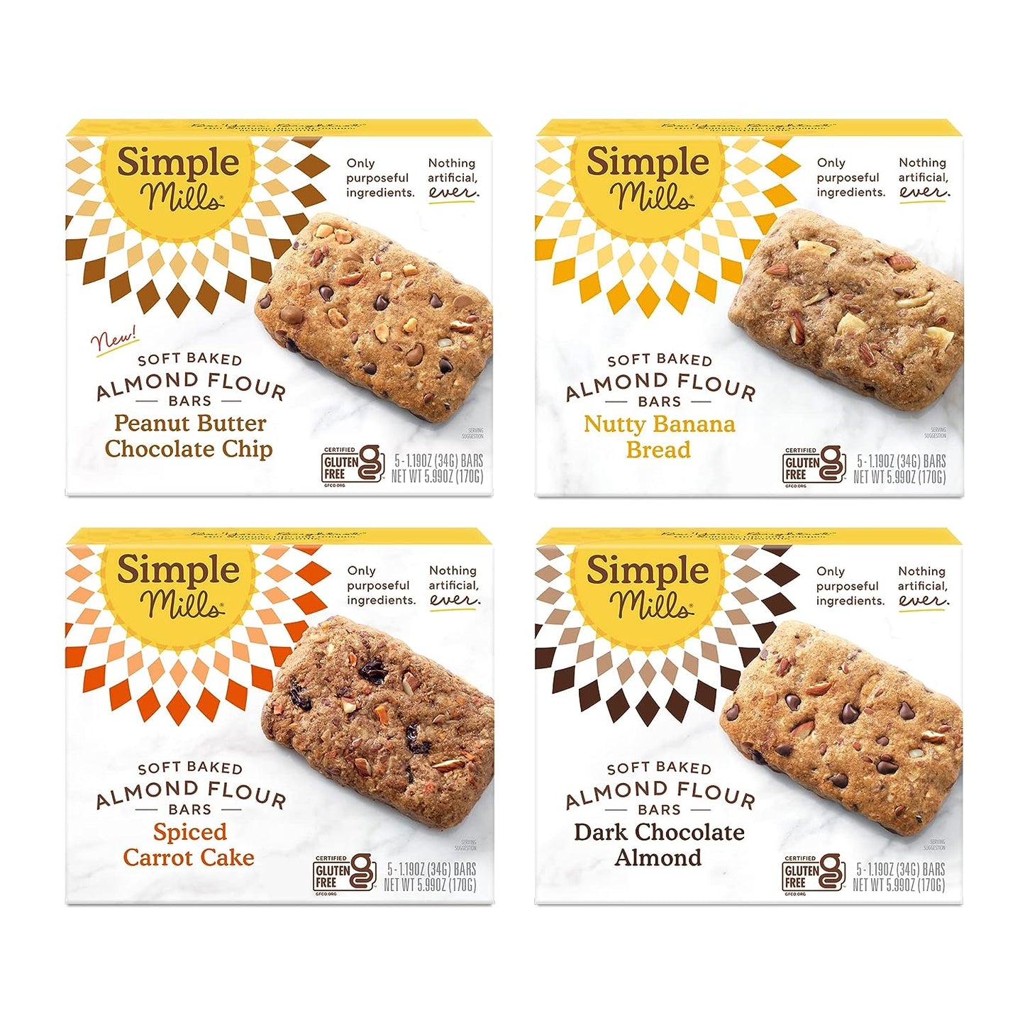 Simple Mills Almond Flour Crunchy Cookies, Chocolate Chip - Gluten Free, Vegan, Healthy Snacks, Made with Organic Coconut Oil, 5.5 Ounce (Pack of 1) - Premium cookies from Concordia Style Boutique - Just $6.57! Shop now at Concordia Style Boutique