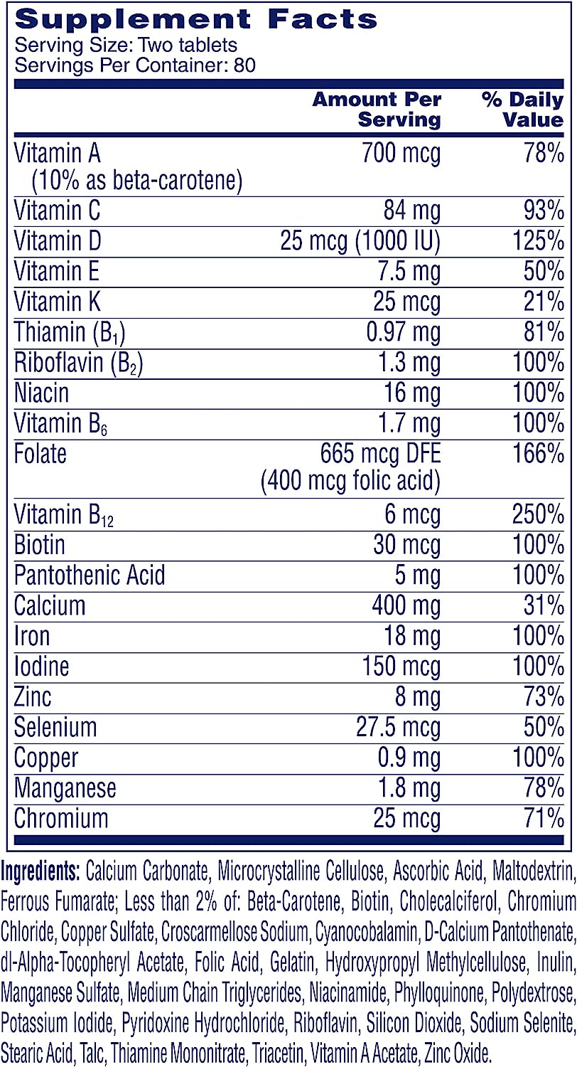 One A Day Women’s Petites Multivitamin,Supplement with Vitamin A, C, D, E and Zinc for Immune Health Support, B Vitamins, Biotin, Folate (as folic acid) & more,Tablet, 160 count - Premium Multivitamins from Concordia Style Boutique - Just $18.98! Shop now at Concordia Style Boutique