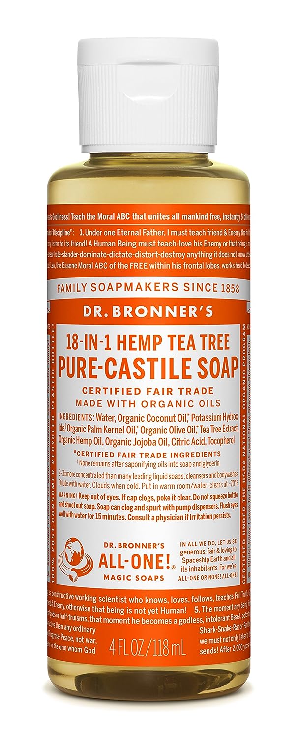 Dr. Bronner's - Pure-Castile Liquid Soap (Lavender, 8 ounce) - Made with Organic Oils, 18-in-1 Uses: Face, Body, Hair, Laundry, Pets and Dishes, Concentrated, Vegan, Non-GMO - Premium  from Concordia Style Boutique - Just $12.28! Shop now at Concordia Style Boutique