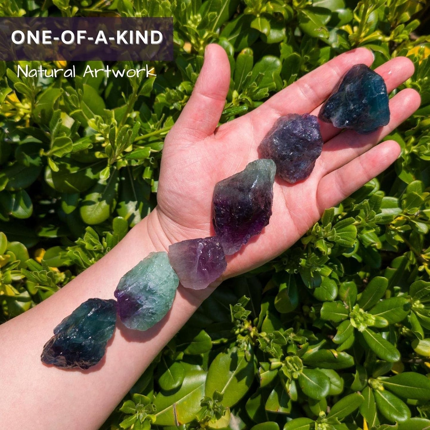 Fluorite Rough Stones - 2LB Bulk Natural Large Raw Crystals for Tumbling, Reiki Healing, Fountain Rocks, Cabbing, Lapidary, Decoration, Wire Wrapping - Healing Crystals and Gemstones - Premium Raw Crystals from Concordia Style Boutique - Just $24.62! Shop now at Concordia Style Boutique