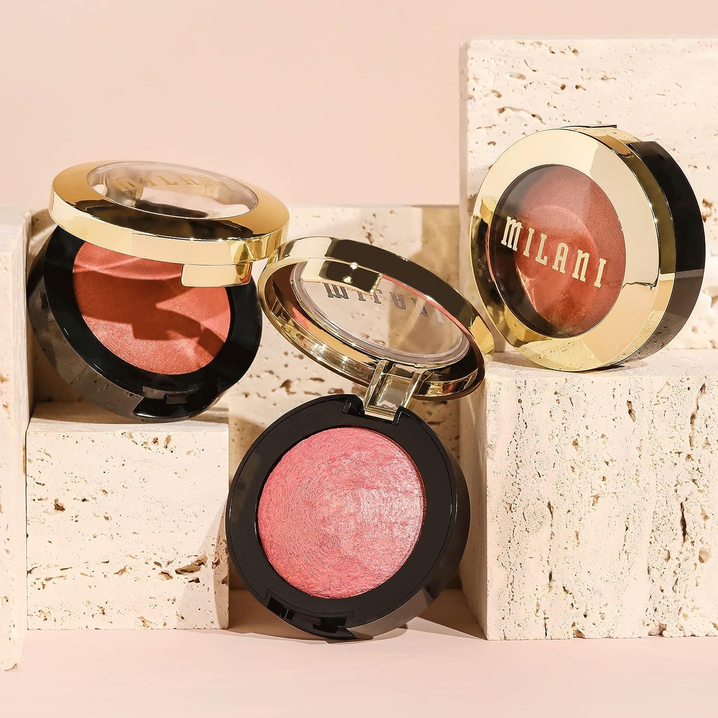 Milani Baked Blush - Dolce Pink (0.12 Ounce) Cruelty-Free Powder Blush - Shape, Contour & Highlight Face for a Shimmery or Matte Finish - Premium Blush from Concordia Style Boutique - Just $19.47! Shop now at Concordia Style Boutique