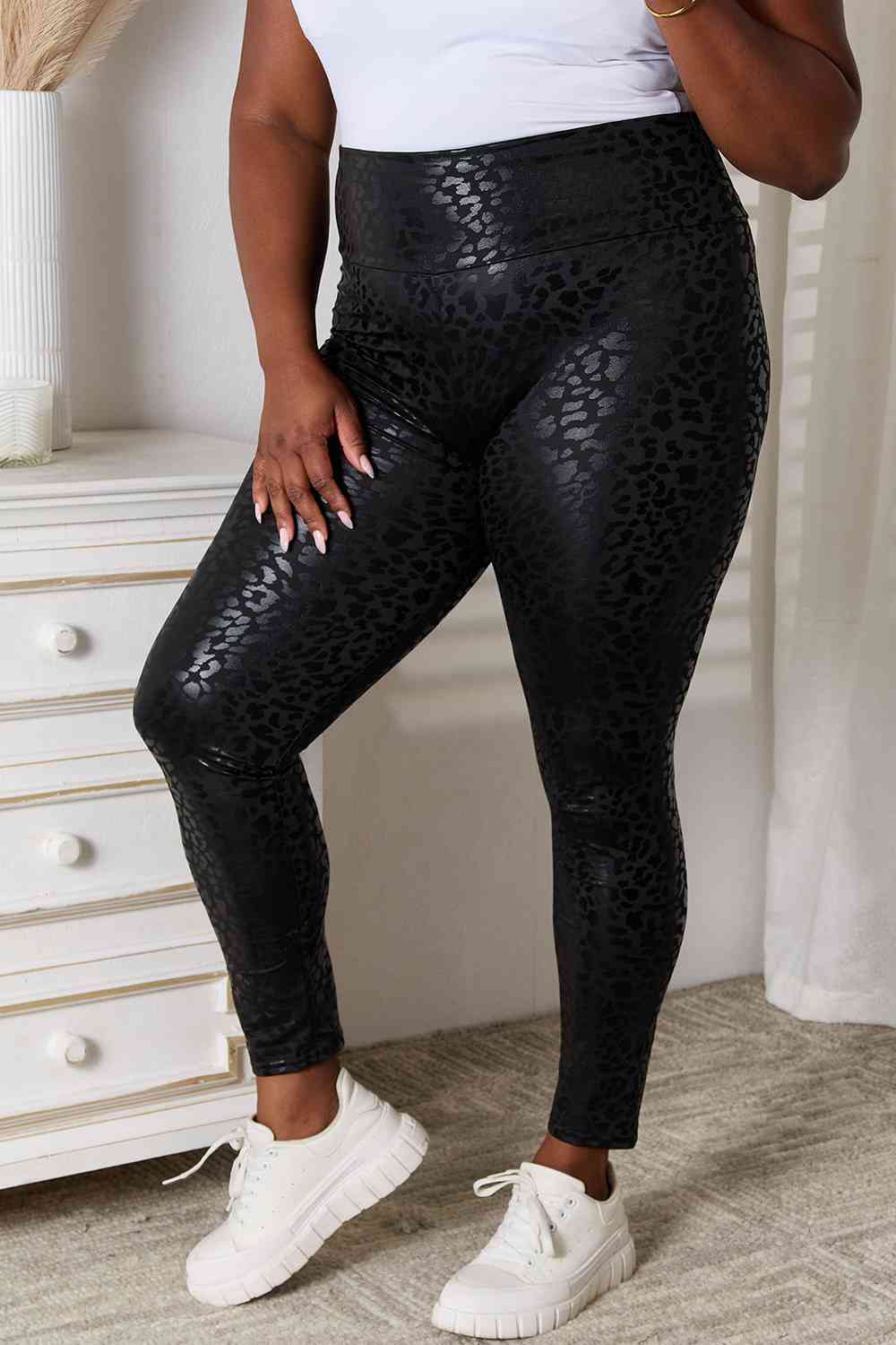 Double Take High Waist Leggings - Premium leggings from Concordia Style Boutique - Just $16.72! Shop now at Concordia Style Boutique