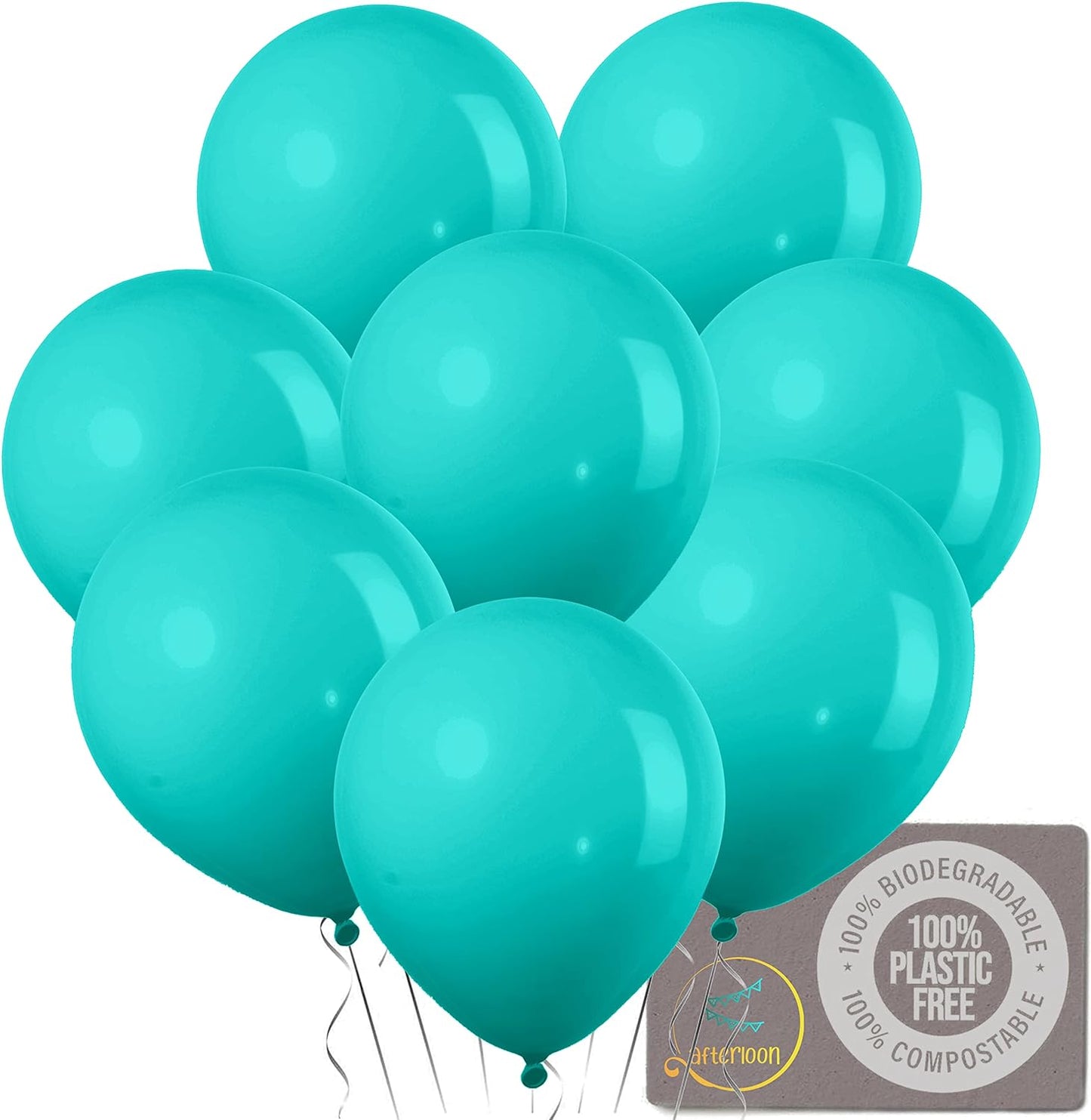 Biodegradable Balloons Teal Blue 10 Inch 24 Pack, Solid Color Thickened Extra Strong Latex Helium Float, Multicolor Colorful Bulk Color ballon baloon Globos Para Decoration De Fiestas Kids - Premium Biodegradable Balloons from Concordia Style Boutique - Just $11.98! Shop now at Concordia Style Boutique