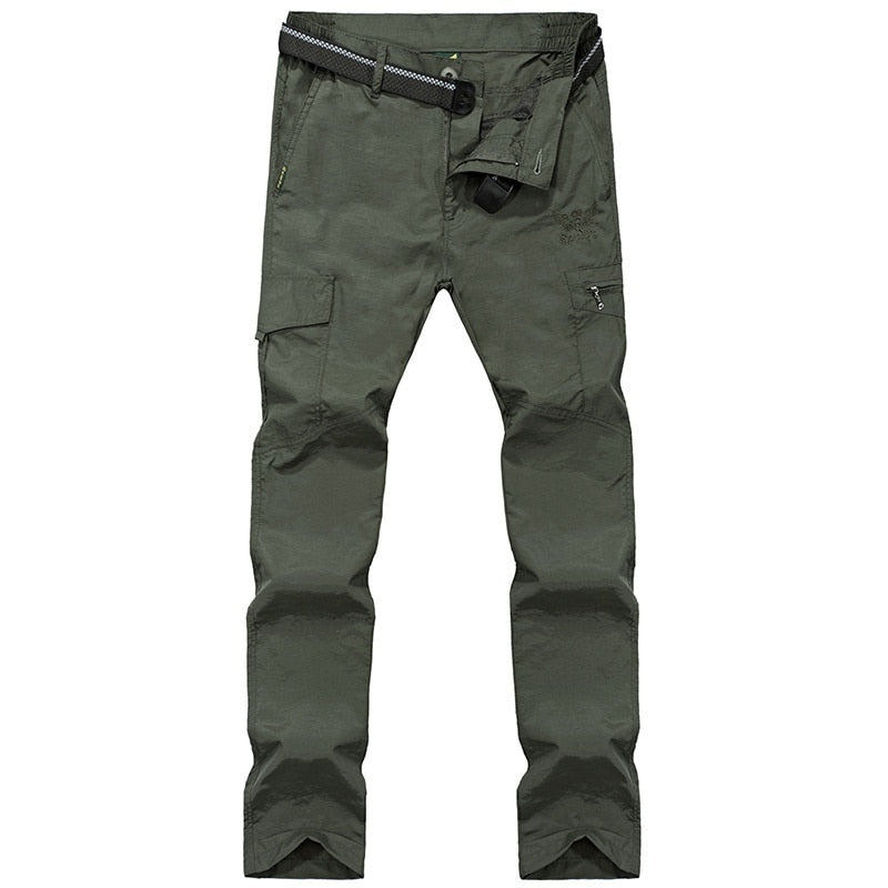 Tactical Pants - Men-  Summer Casual Army Military Style Trousers Mens Cargo Pants Waterproof Quick Dry Trousers Male Bottom