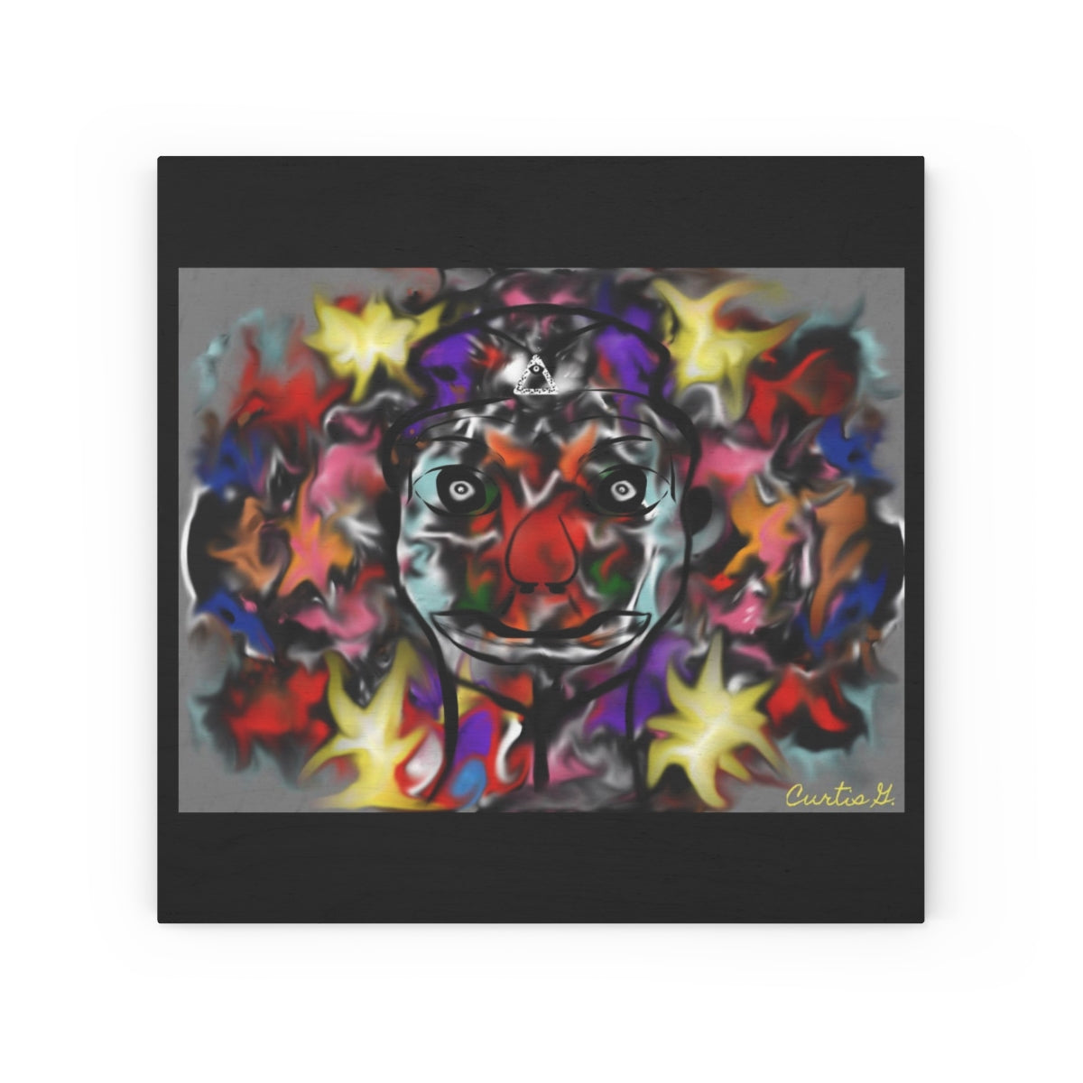 Tears of a Clown - Wood Canvas - Premium Home Decor from Printify - Just $66.87! Shop now at Concordia Style Boutique