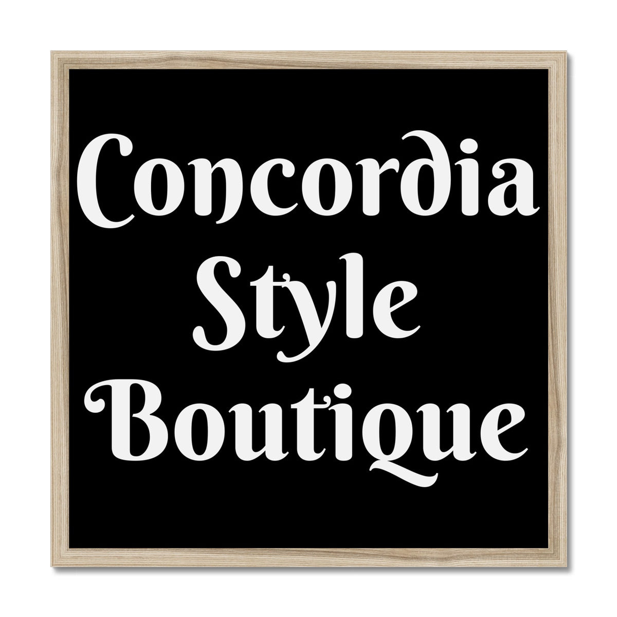 Concordia Style Boutique Framed Print