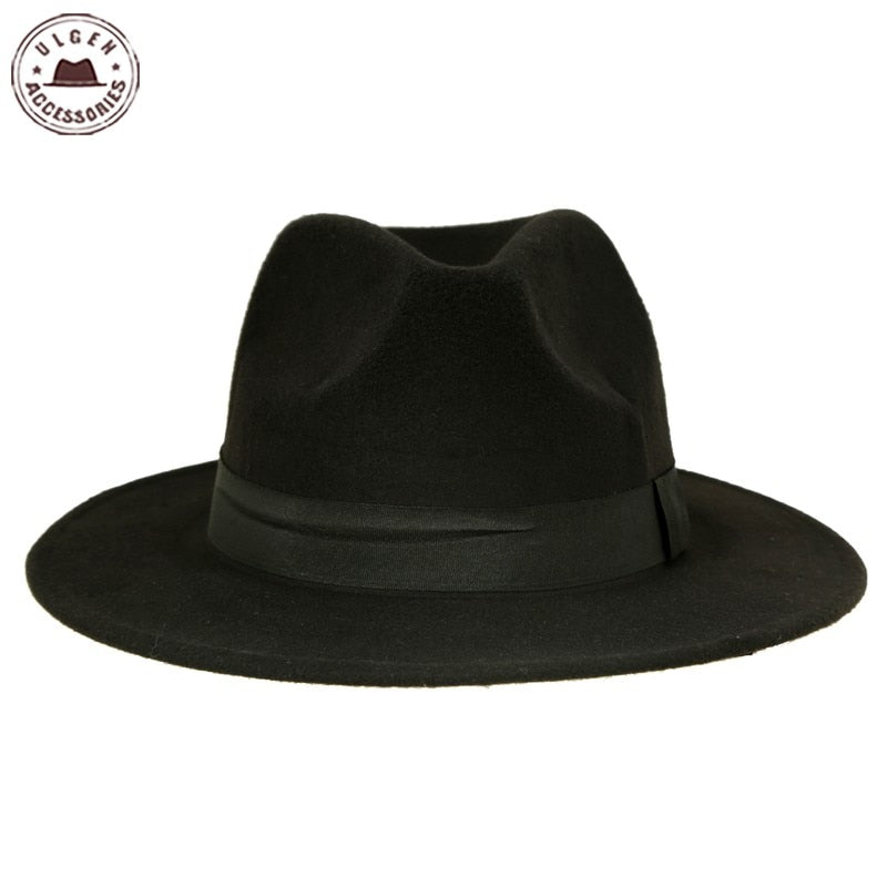 Vintage Unisex Wool Jazz Fedora Hat for Women and Men - Premium Fedora Hat from Concordia Style Boutique - Just $10.73! Shop now at Concordia Style Boutique