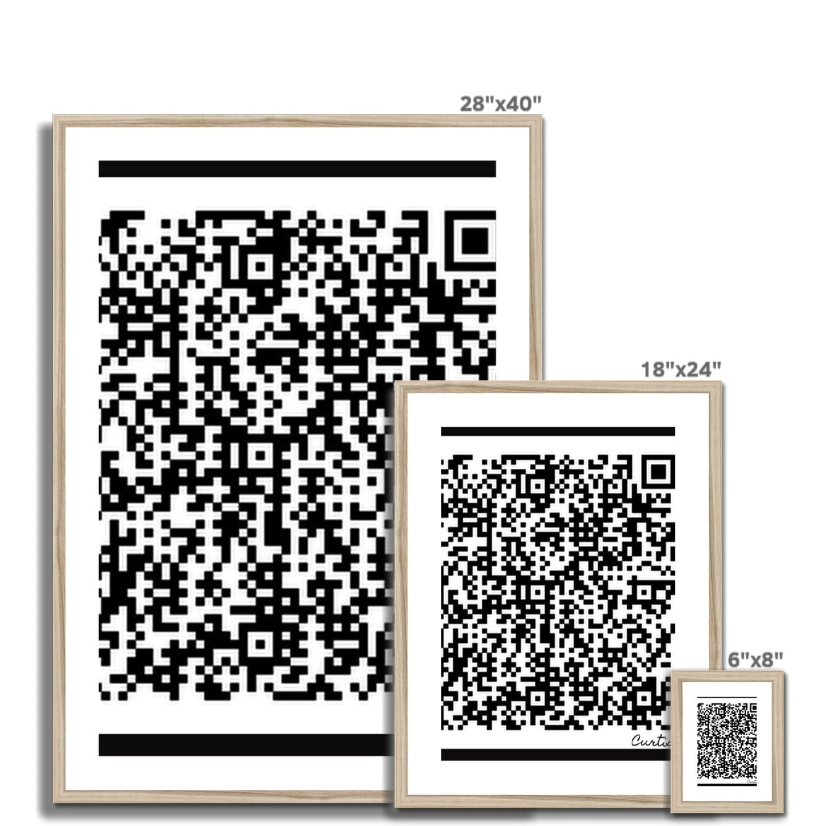 Scan Me Framed & Mounted Print - Premium Fine art from Prodigi - Just $28.60! Shop now at Concordia Style Boutique