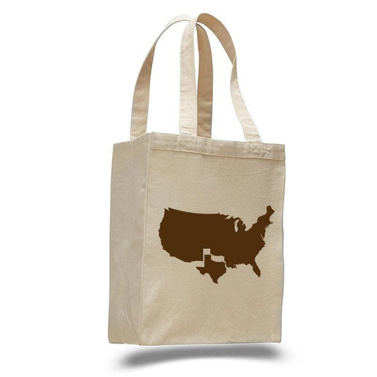 Texas- cotton canvas natural tote bag - Premium  from Concordia Style Boutique - Just $50.55! Shop now at Concordia Style Boutique