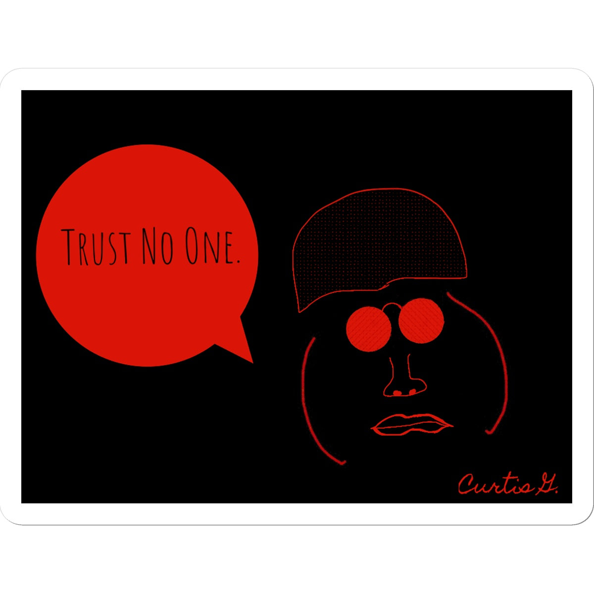 Trust Sticker - Premium Stickers from Prodigi - Just $1.33! Shop now at Concordia Style Boutique