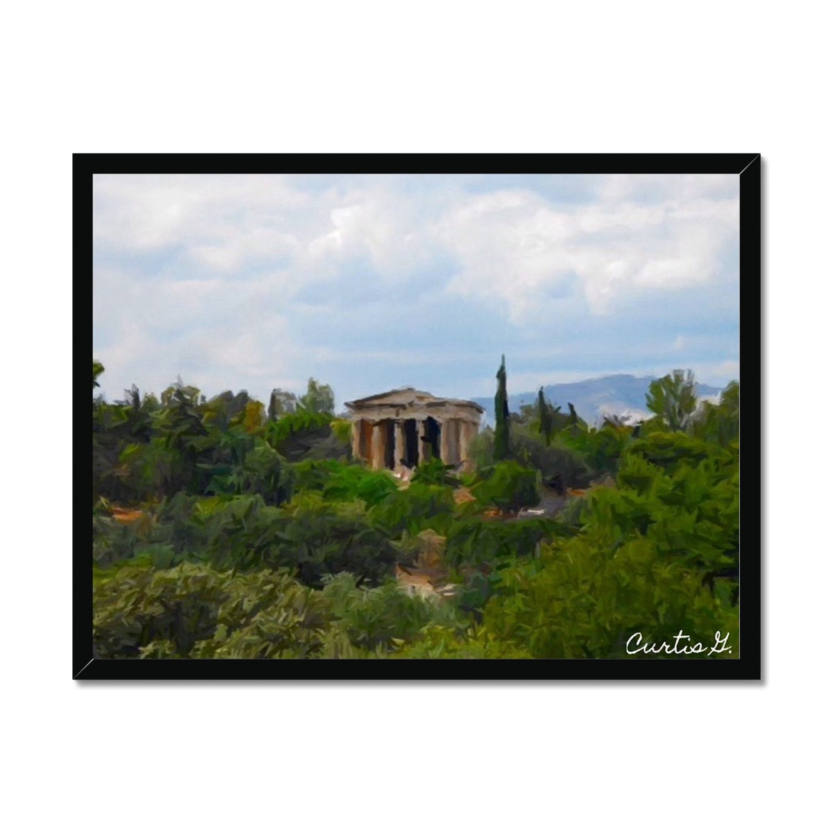 Athens Framed Print