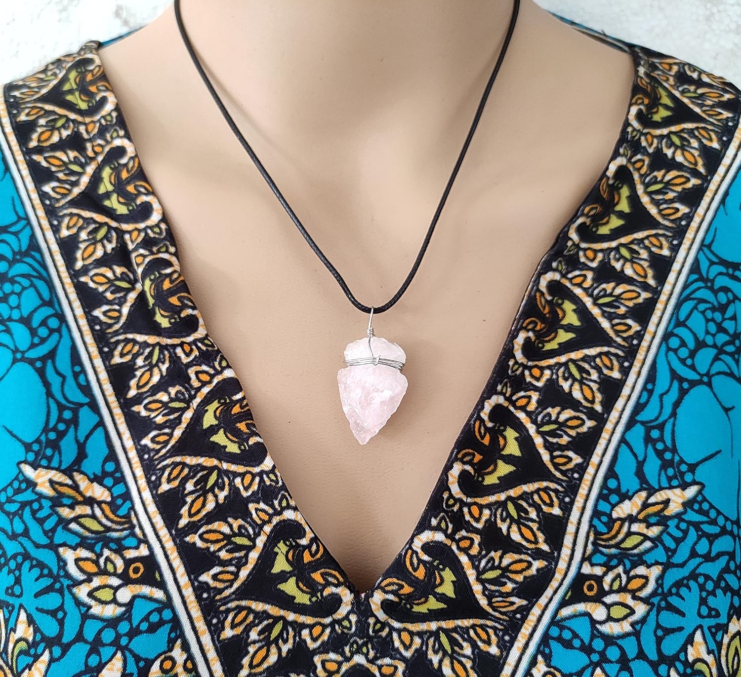 Crystal Arrowhead Pendant Necklace Reiki Healing for Yoga Meditation Healing Gemstone Lockets - Premium necklace from Concordia Style Boutique - Just $10.09! Shop now at Concordia Style Boutique