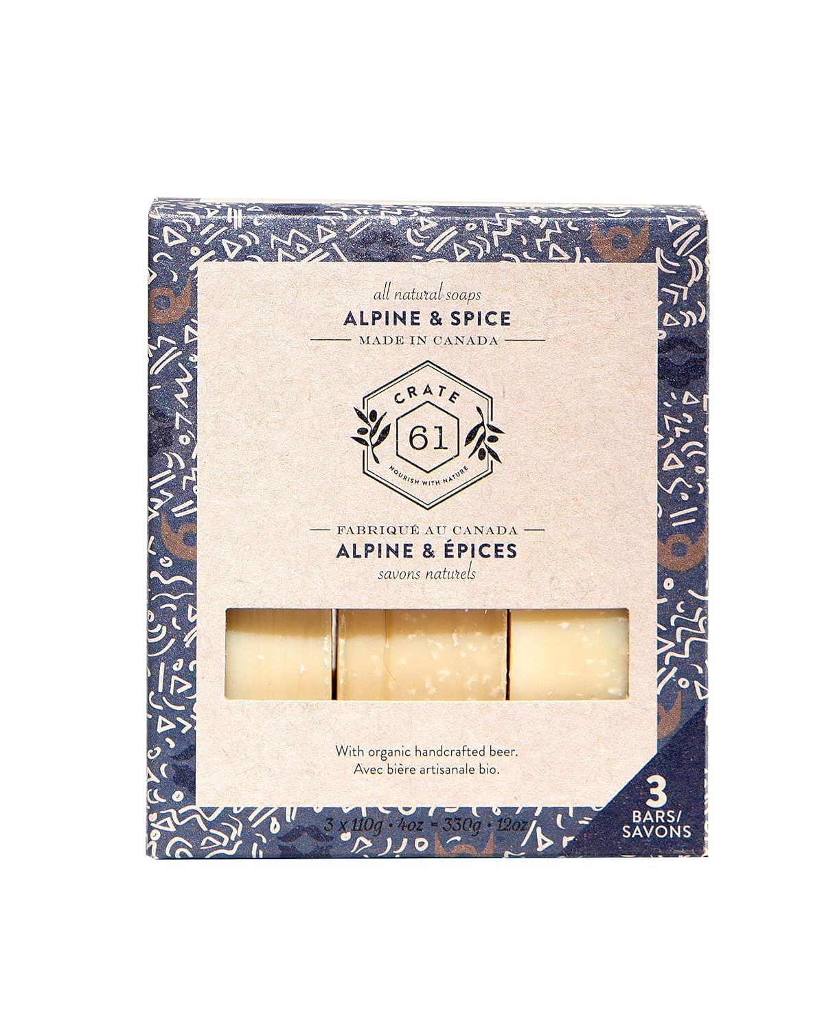 Crate 61, Handmade Vegan Natural Bar Soap Cold Pressed For Face And Body, With Premium Essential Oils, Eucalyptus & Peppermint For Men And Women 3 Pack (Eucamint) - Premium  from Concordia Style Boutique - Just $11.05! Shop now at Concordia Style Boutique