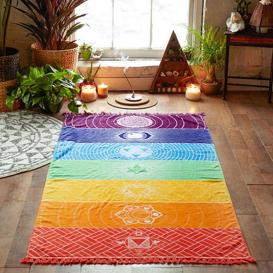 Polyester Bohemian Beach Yoga Mat - Premium Polyester Bohemian Beach Yoga Mat from Concordia Style Boutique - Just $5.21! Shop now at Concordia Style Boutique