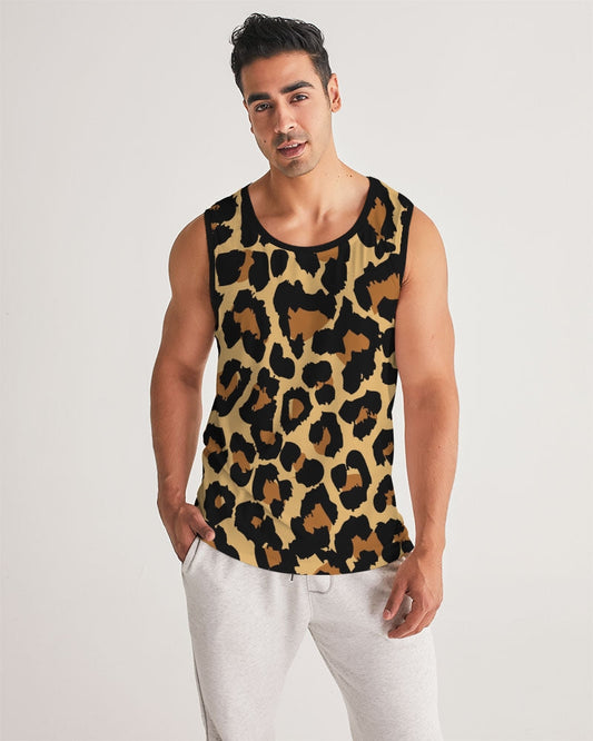 Animal Print Men's Tank Top - Premium Tank Top from Chaluisant - Just $40! Shop now at Concordia Style Boutique