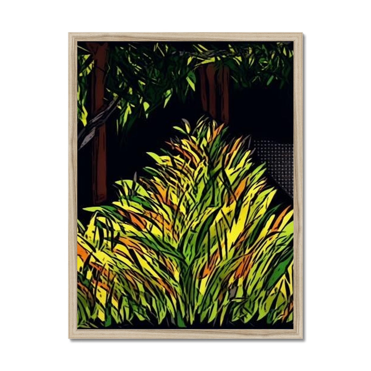 The Garden Framed Print