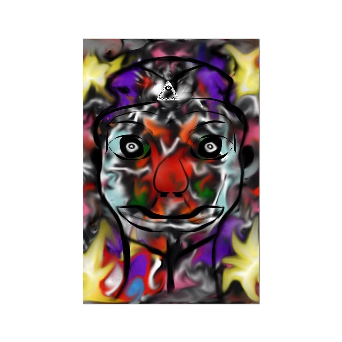 Tears of a Clown Rolled Eco Canvas - Premium Fine art from Prodigi - Just $8.32! Shop now at Concordia Style Boutique