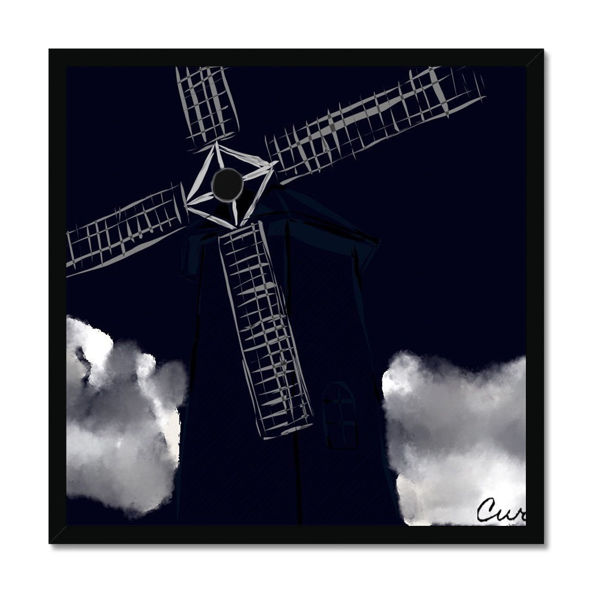 The Windmill Framed Print