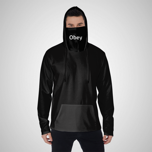 Mask Hoodie - Obey - Premium Mask Hoodie from Concordia Style Boutique - Just $52! Shop now at Concordia Style Boutique