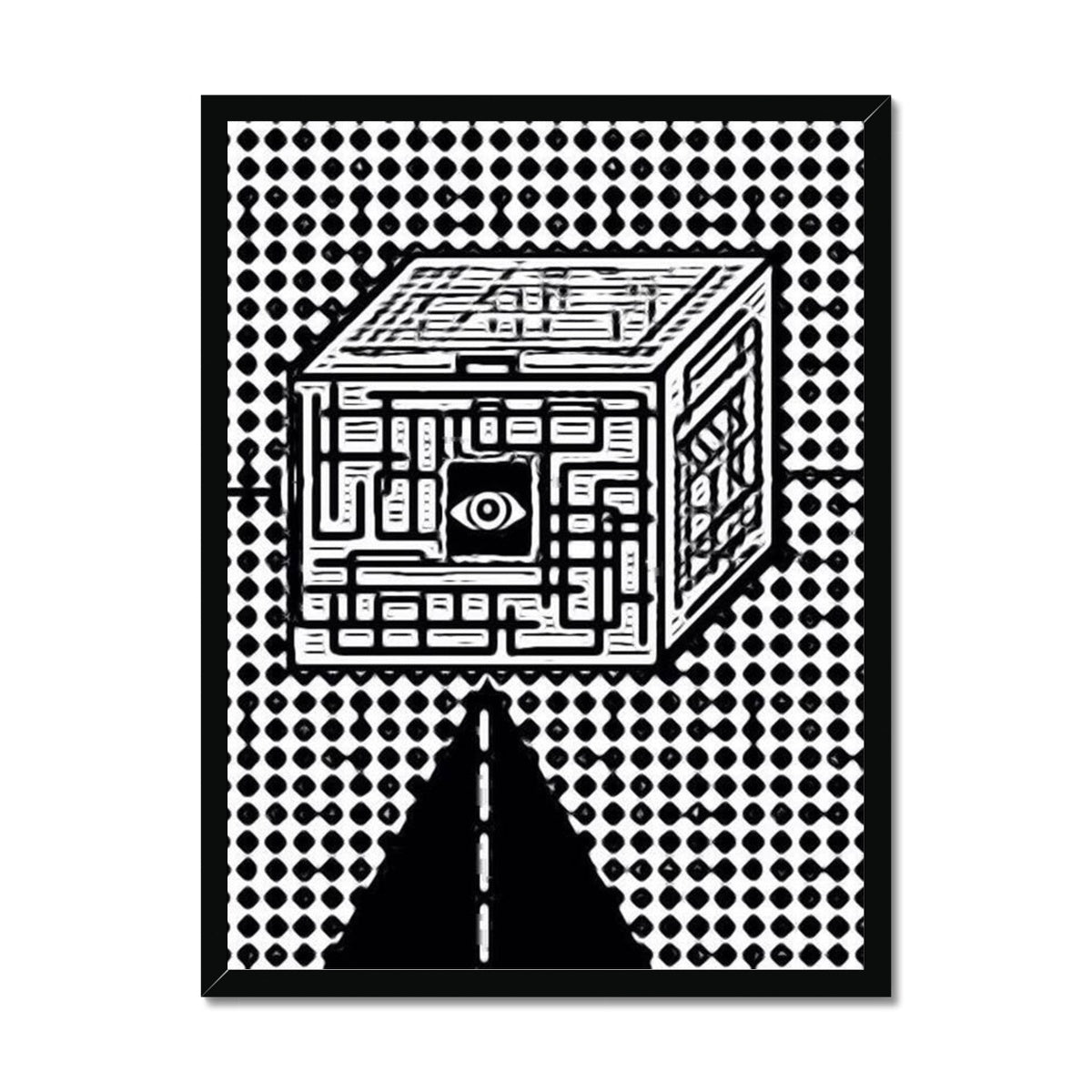 The Cube Framed Print