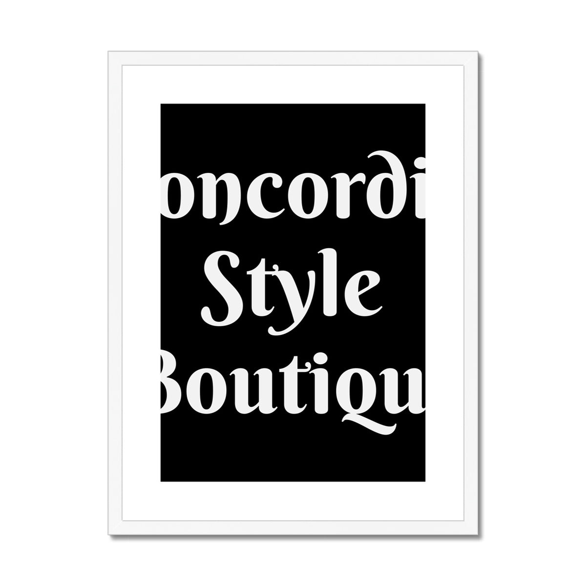 Concordia Style Boutique Framed & Mounted Print