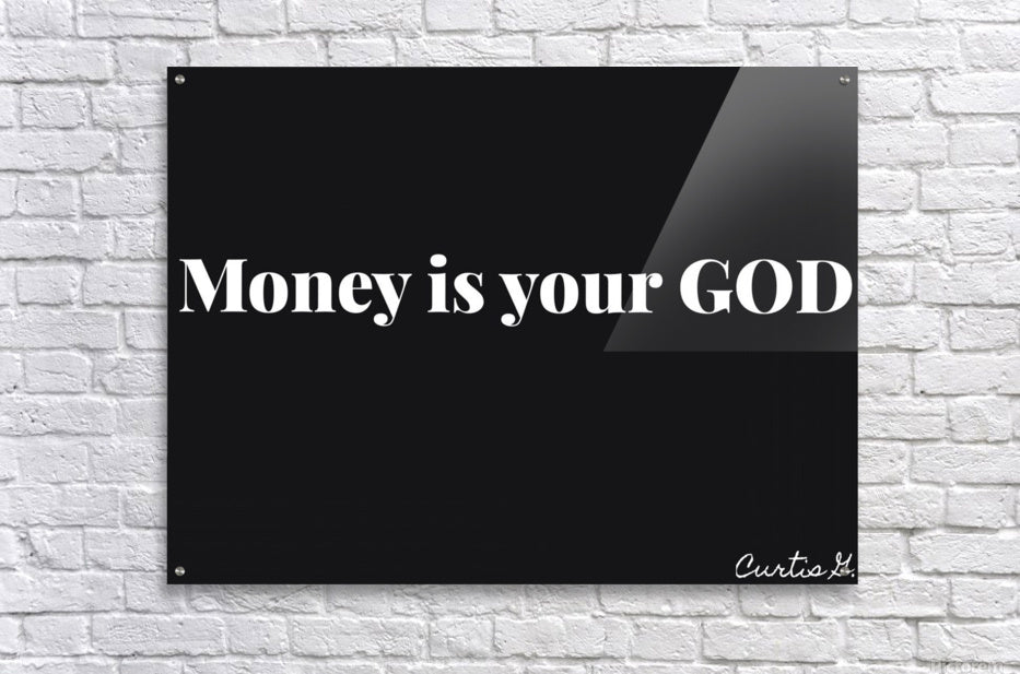 Money Is Your God - Premium  from Consonance Store - Just $32! Shop now at Concordia Style Boutique
