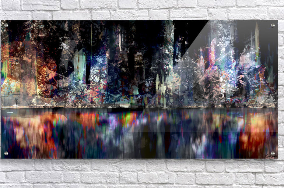 Boston Harbor Night Vibe - Abstract Art by Jason Cianelli - Premium artwork from Concordia Style Boutique - Just $59! Shop now at Concordia Style Boutique