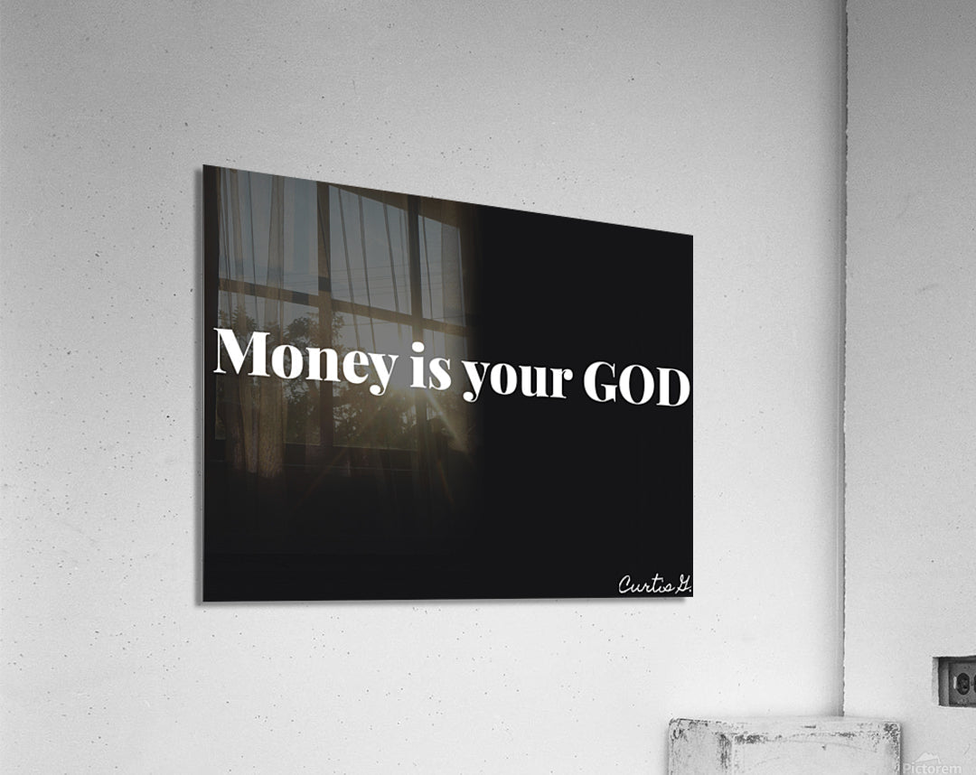 Money Is Your God - Premium  from Consonance Store - Just $32! Shop now at Concordia Style Boutique