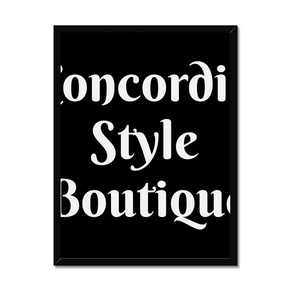 Concordia Style Boutique Framed Print