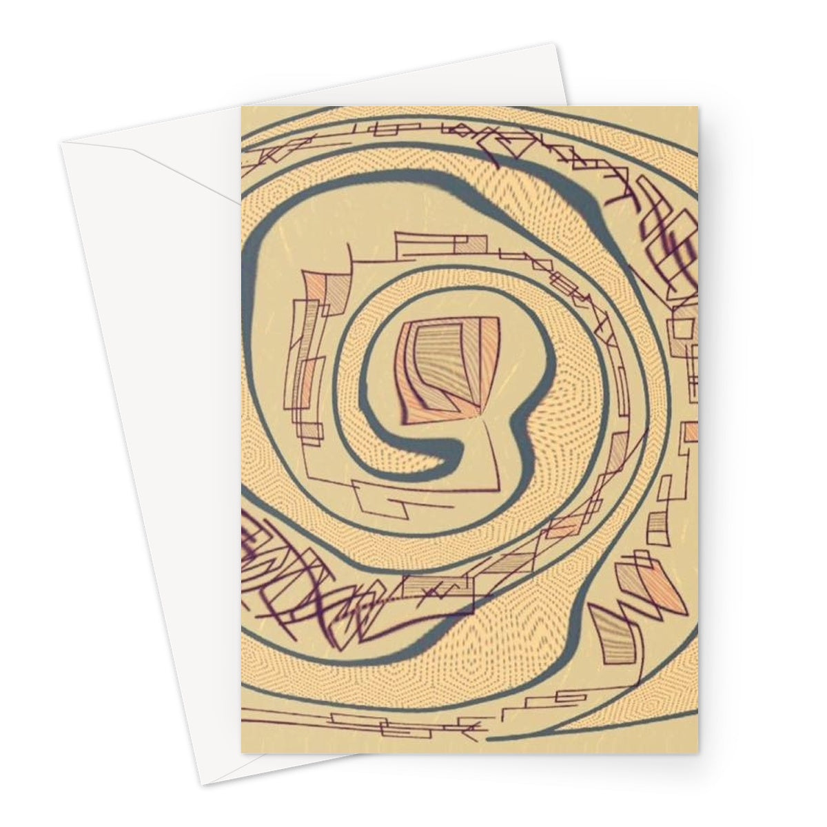 Swirl Greeting Card