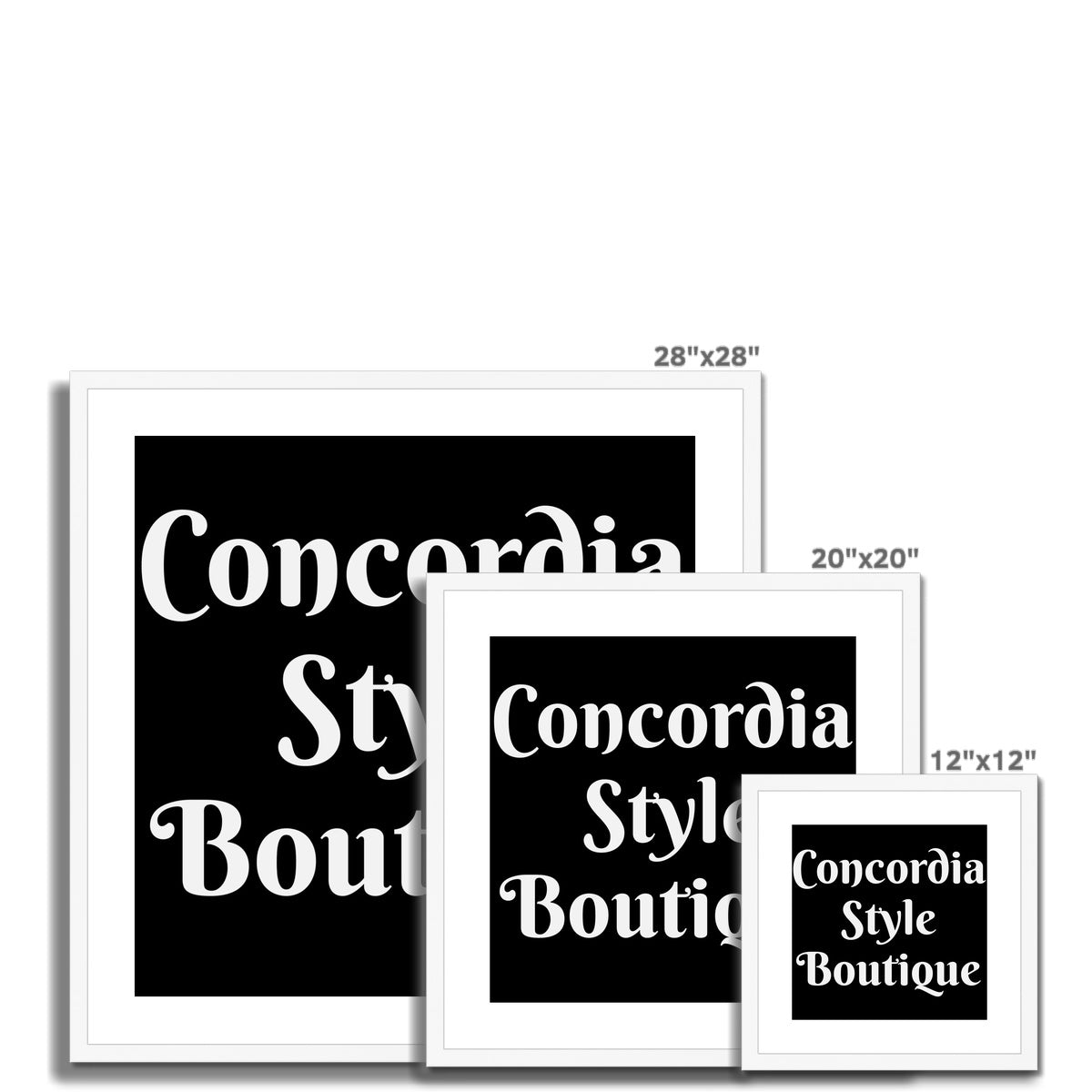 Concordia Style Boutique Framed & Mounted Print