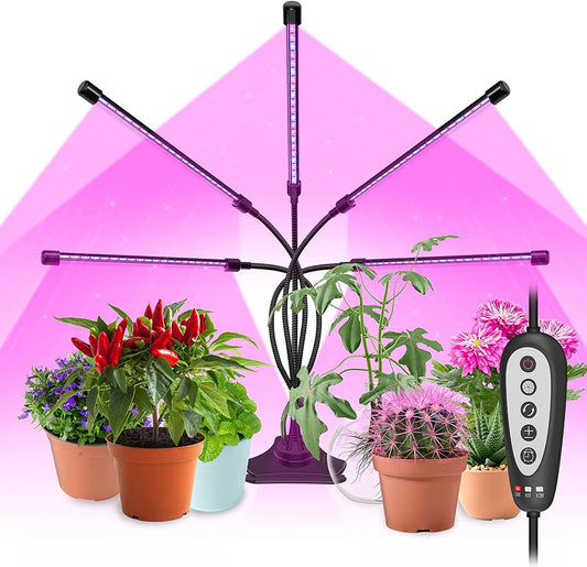 Grow Light Plant Lights for Indoor Plants LED Lamp Bulbs Full Spectrum - Premium Grow Light Plant Lights from MyDepot - Just $48.64! Shop now at Concordia Style Boutique