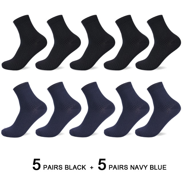 Bamboo Fiber Socks (10 Pairs ) - Premium Bamboo Fiber Socks from Concordia Style Boutique - Just $13.85! Shop now at Concordia Style Boutique