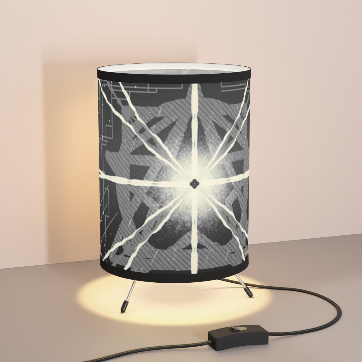 Tripod Lamp with High-Res Printed Shade, US\CA plug - Premium Home Decor from Concordia Style Boutique - Just $62.18! Shop now at Concordia Style Boutique