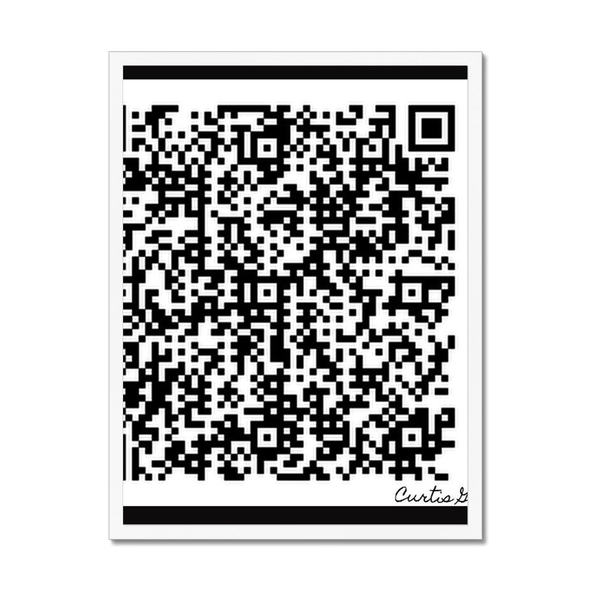 Scan Me Framed Print - Premium Fine art from Prodigi - Just $26! Shop now at Concordia Style Boutique