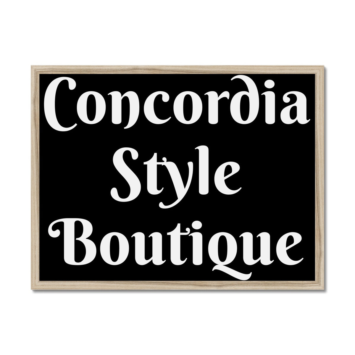 Concordia Style Boutique Framed Print