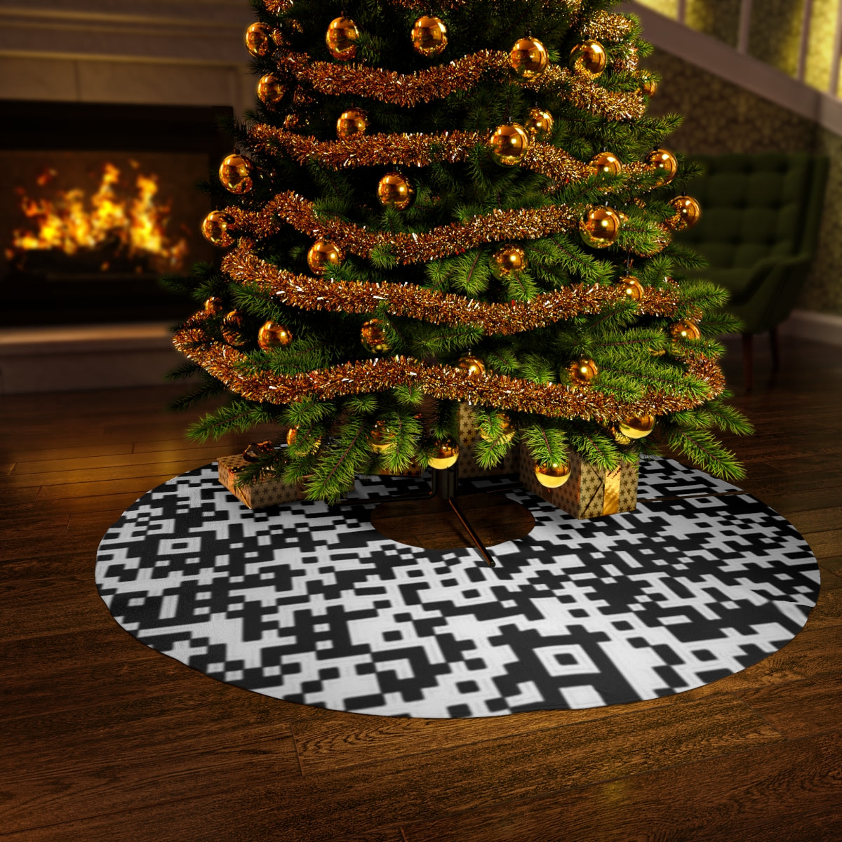 Round Tree Skirt - Premium Home Decor from Printify - Just $49.25! Shop now at Concordia Style Boutique