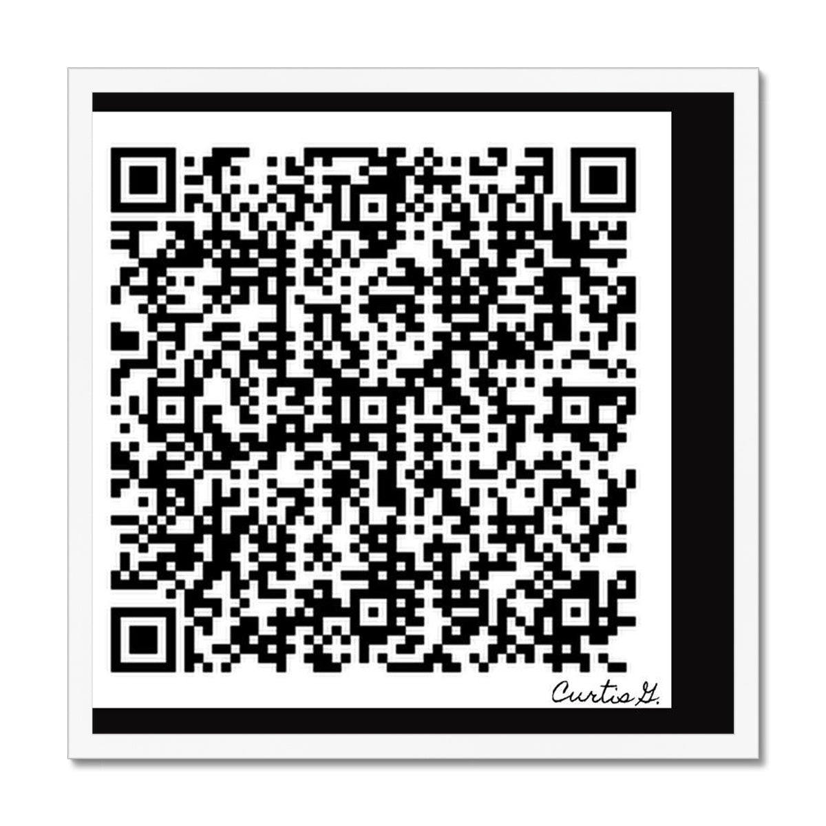 Scan Me Framed Print - Premium Fine art from Prodigi - Just $26! Shop now at Concordia Style Boutique