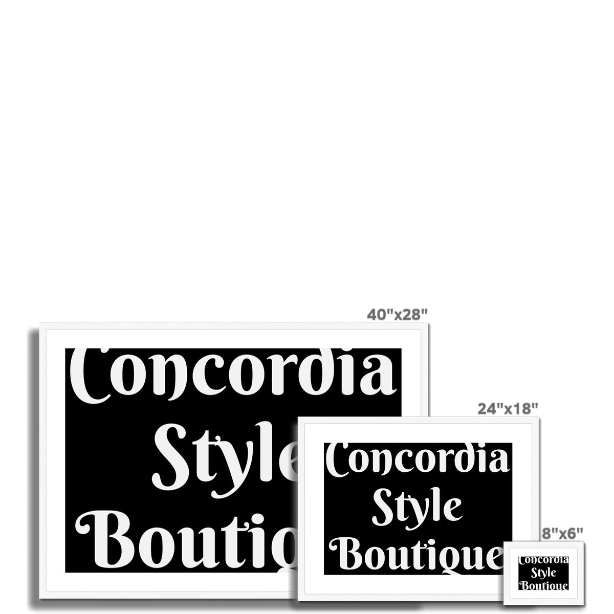 Concordia Style Boutique Framed & Mounted Print