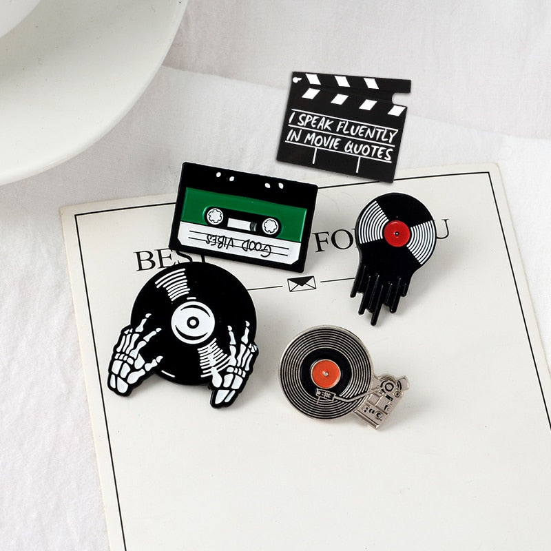 Punk Music Lovers Enamel Pin - Premium Enamel Pin from Concordia Style Boutique - Just $5! Shop now at Concordia Style Boutique