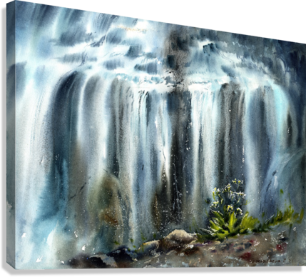 Tropical waterfall - Premium artwork from Concordia Style Boutique - Just $68! Shop now at Concordia Style Boutique