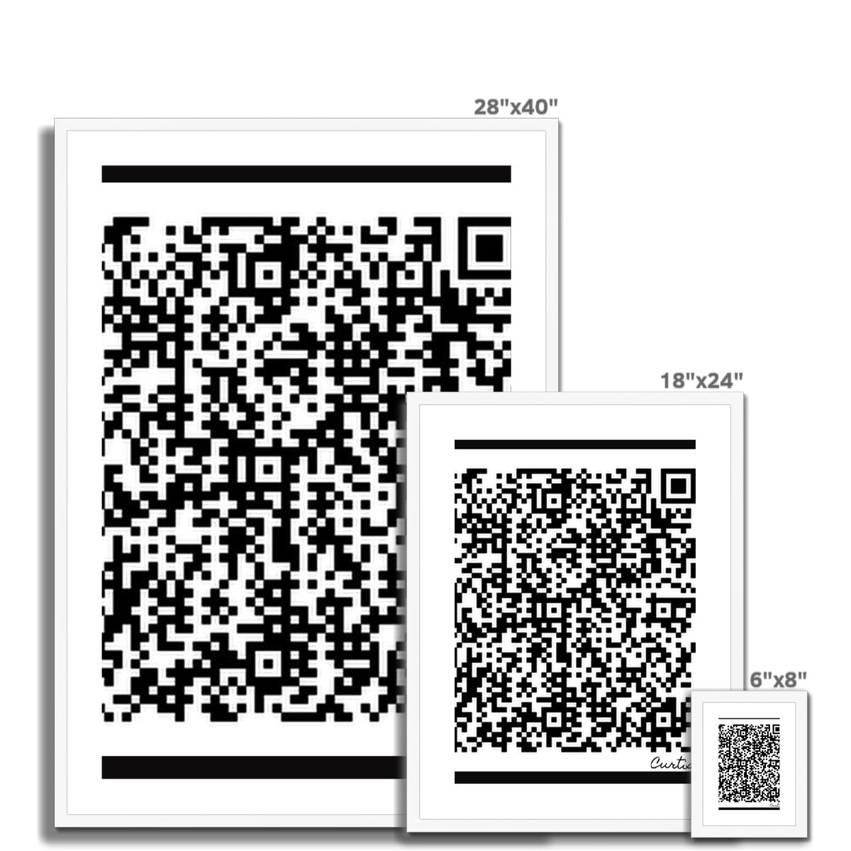 Scan Me Framed & Mounted Print