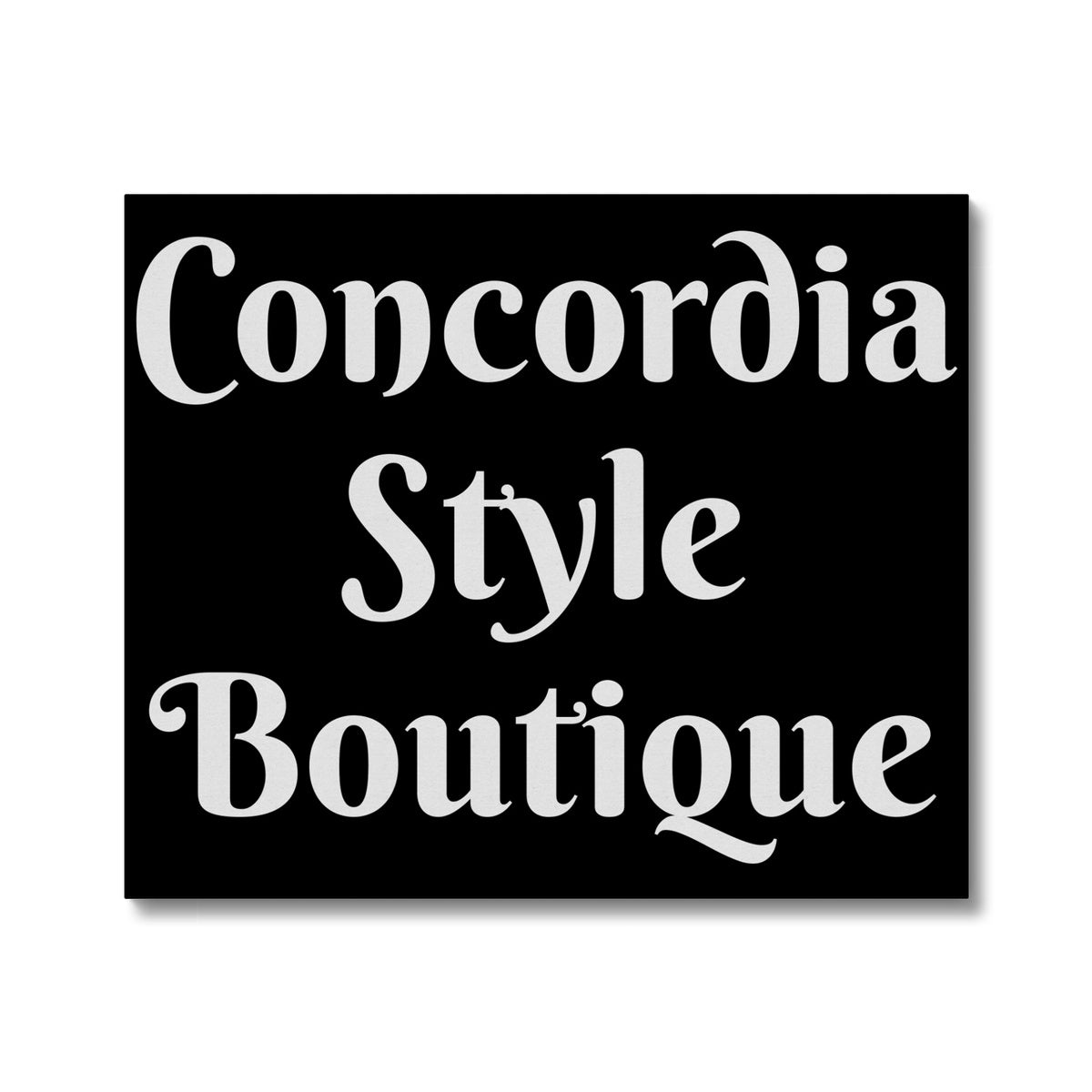 Concordia Style Boutique Canvas