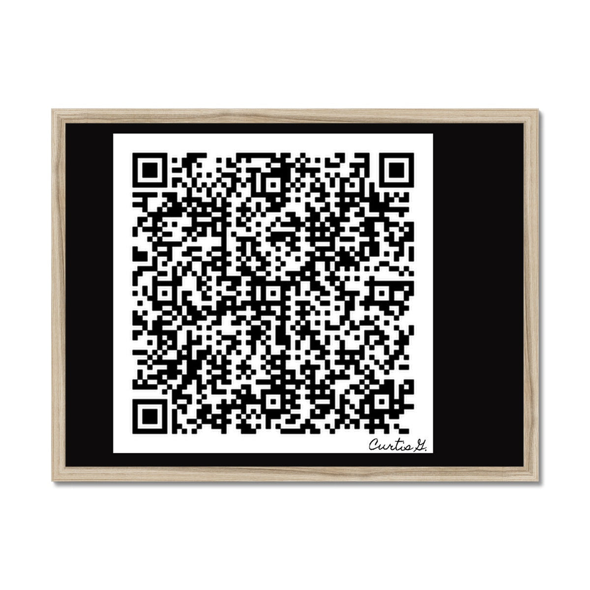 Scan Me Framed Print - Premium Fine art from Prodigi - Just $26! Shop now at Concordia Style Boutique