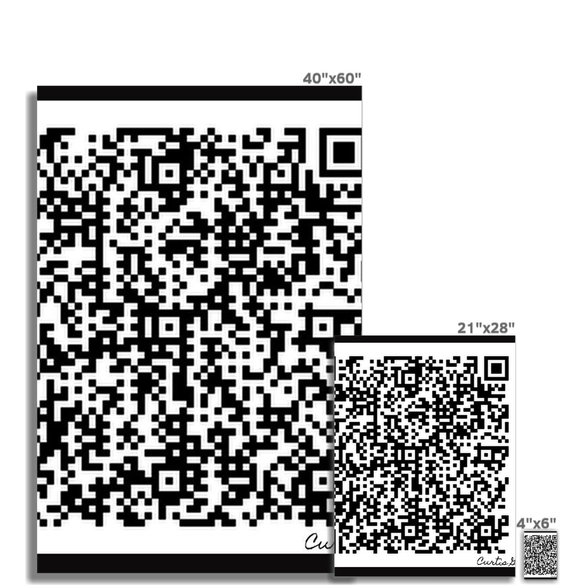 Scan Me Wall Art Poster - Premium Fine art from Prodigi - Just $4.23! Shop now at Concordia Style Boutique