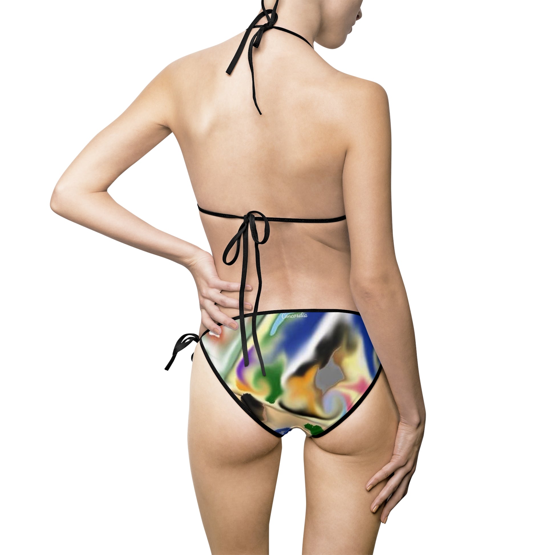 Women's Bikini Swimsuit - Hmmm - Premium All Over Prints from Printify - Just $28.60! Shop now at Concordia Style Boutique