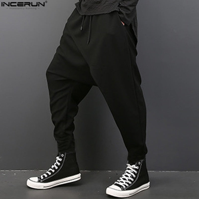 Men's Gothic Punk Style Harem Pants - Premium Men's Gothic Punk Style Harem Pants from Concordia Style Boutique - Just $28.26! Shop now at Concordia Style Boutique