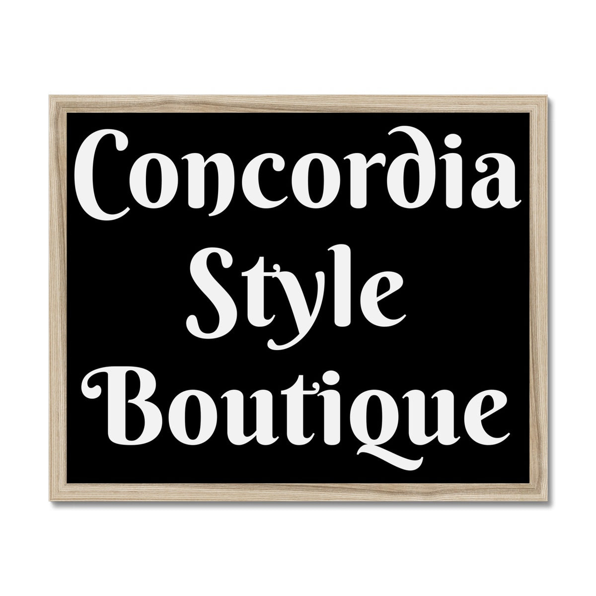 Concordia Style Boutique Budget Framed Poster