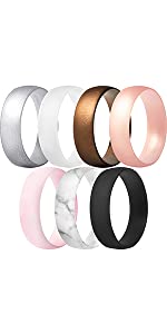 ThunderFit Silicone Wedding Rings for Men, Breathable Step Edge 2 Layer - 10mm Width - 2.3mm Thick - Premium ring from Concordia Style Boutique - Just $15.04! Shop now at Concordia Style Boutique